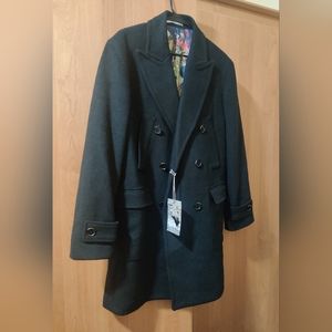 Brand new black overcoat in XL-XXL size